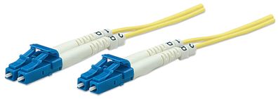 Intellinet 516792 Intellinet LWL Anschlusskabel LC/LC 5m Singlemode OS2 gelb