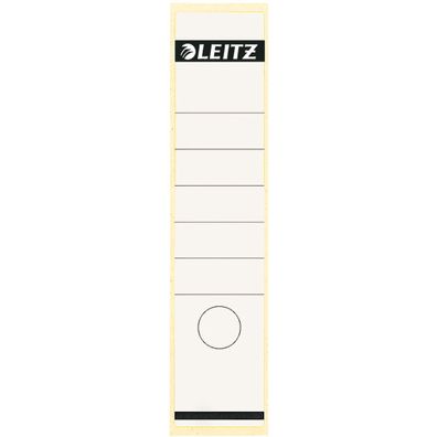 LEITZ 1640 Rückenschilder Papier lang/breit 10 Stück weiß