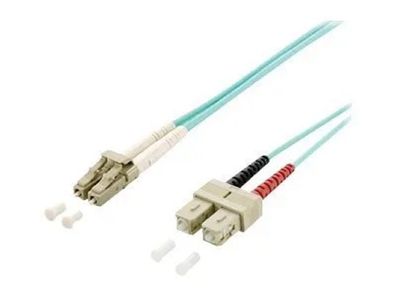 Equip 255312 Equip LWL Patchkabel LC->SC 2.00m Multimode Duplex OM3 turq Polybeutel