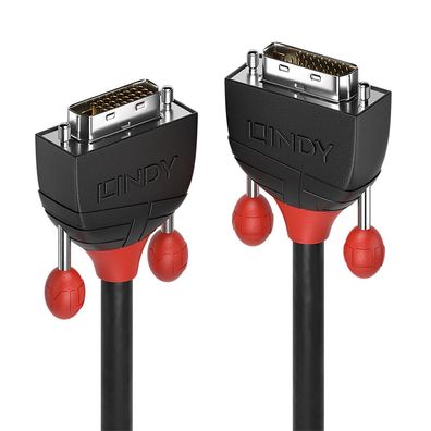 Lindy 36252 Lindy DVI-D Dual Link Kabel Black Line 2m
