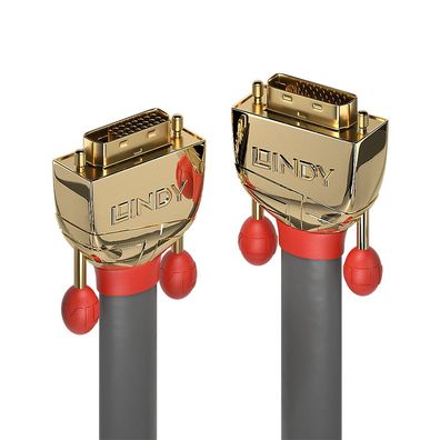 Lindy 36207 Lindy DVI-D Dual Link Kabel Gold Line 15m