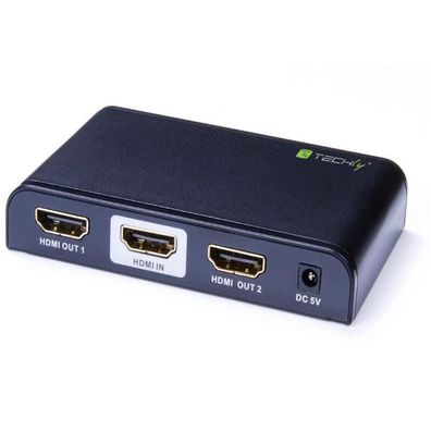 Techly IDATA-HDMI2-4K2 Techly HDMI 2.0 Splitter 4K, UHD, 3D, 2 Wege