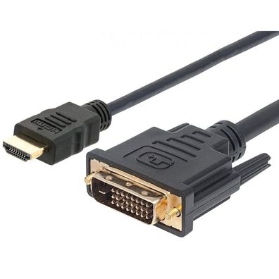 Techly ICOC-HDMI-D-030 Techly HDMI zu DVI-D Kabel 3m schwarz
