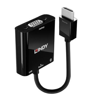 Lindy 38285 Lindy Konverter HDMI auf VGA und Audio 1080p ohne Scaling