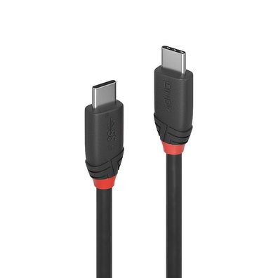 Lindy 36907 Lindy USB 3.1 Kabel Typ C/C 3A Black Line M/M 1.5m