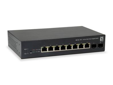 Level One GEP-1051 LevelOne Switch 8x GE GEP-1051 2xGSFP 70W 8xPoE