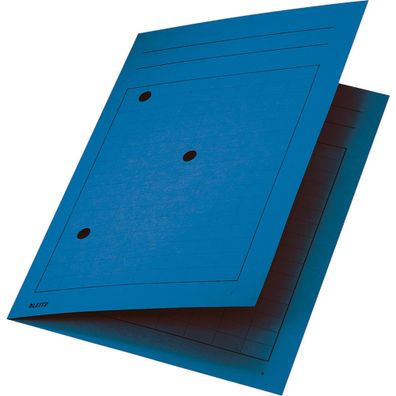 LEITZ 3998 Umlaufmappe A4 Gitterdruck Manilakarton 320 g/qm blau