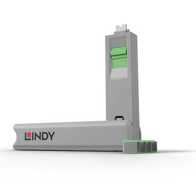 Lindy 40426 Lindy USB Typ C Port Schloss grün
