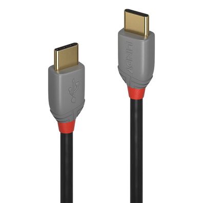 Lindy 36870 Lindy USB 2.0 Kabel Typ C/C Anthra Line M/M 0.5m