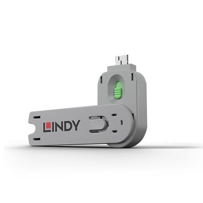 Lindy 40621 Lindy Schlüssel für USB Port Schloss grün