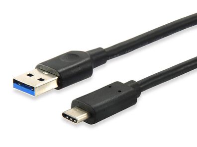 Equip 128343 Equip USB Kabel 3.0 A -> C St/St 0,25m Polybeutel