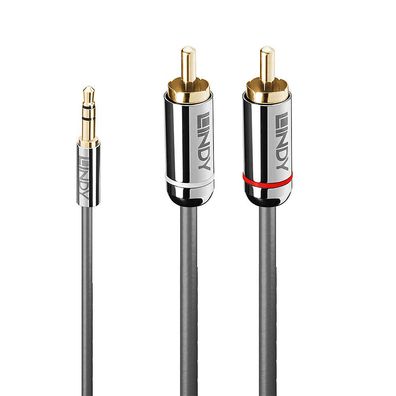 Lindy 35336 Lindy Audiokabel an Phono 3.5mm Cromo line 5m