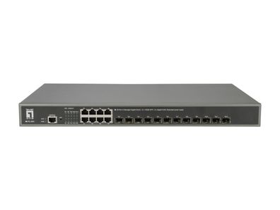Level One GTL-2091 LevelOne Switch 8x GE GTL-2091 12xGSFP 19"