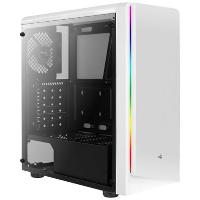 Aerocool ACCM-PV13012.21 Geh AeroCool Midi Rift White MicroATX/ATX/MiniITX o.N