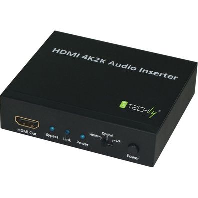 Techly IDATA-HDMI-AI4K Techly HDMI/DVI 4K2K Audio Inserter