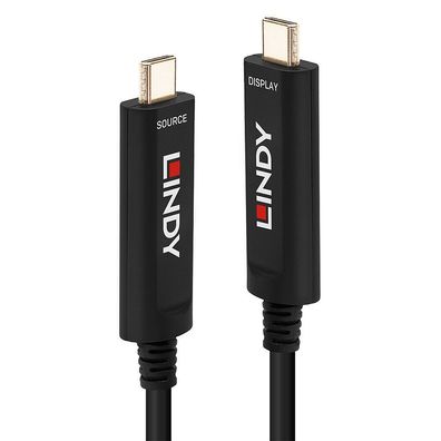 Lindy 38503 Lindy 15m Fibre Optic Hybrid USB Typ C Video Kabel