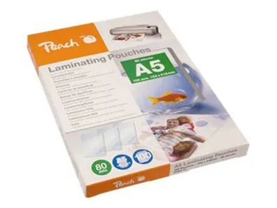 Peach PP580-03 Laminierfolien A5 80 mic glänzend 100Stk