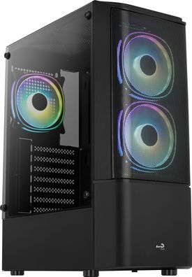 Aerocool ACCM-PV31133.11 Geh AeroCool Midi Quantum Mesh v3 Black MicroATX/ATX/MiniITX