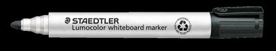 10x Staedtler 351-9 Whiteboardmarker Lumocolor schwarz