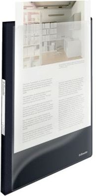 Esselte Sichtbuch A4 40H. schwarz Sammelmappe/Sichtbuch Panorama mit 40 fe