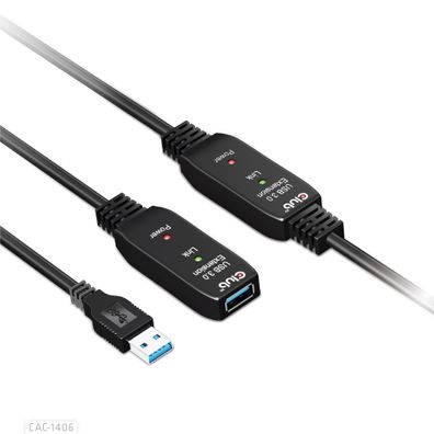 Club 3D CAC-1406 Club3D USB 3.2 A Verlängerungskabel 15m aktiv 5 Gbps St/Bu retail