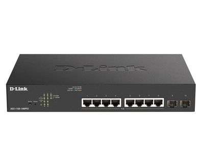 D-Link DGS-1100-10MPV2 Switch 190mm D-Link DGS-1100-10MPV2 8 * GE PoE+ retail