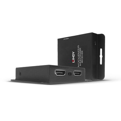 Lindy 38208 Lindy 70m Cat.6 HDMI 10.2G & IR Extender mit PoC & Loop Out