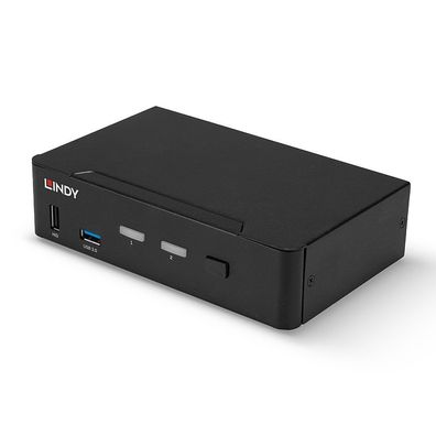 Lindy 39312 Lindy 2 Port DisplayPort 1.4 USB 3.0 KWM switch