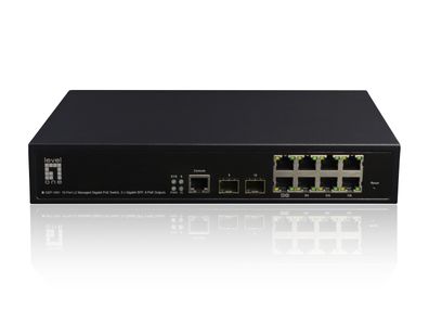 Level One GEP-1061 LevelOne Switch 10x GE GEP-1061 2xGSFP 125W 8xPoE