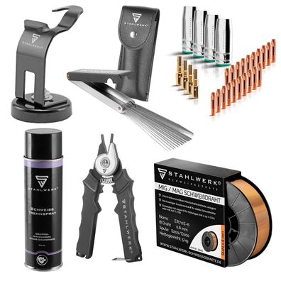 Stahlwerk Schweißgeräte MIG MAG AK25/MB25 Starter Set