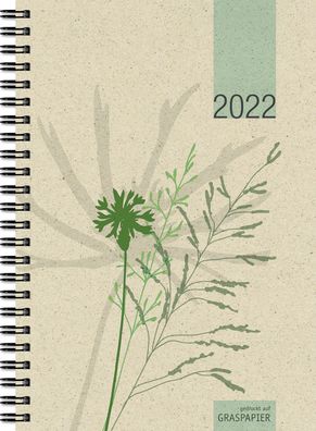 Zettler 609820 Spiralbuchkalender - 1 Woche / 2 Seiten, 14 x 20 cm