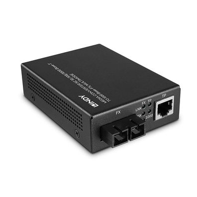 Lindy 25119 Lindy MediaConverter SC 1000 Base-FX, Multimode