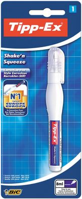 3x Tipp-Ex 8022921 Korrekturstift "Shake'n Squeeze" weiß Blister