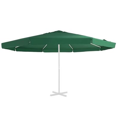 vidaXL Ersatzbezug für Sonnenschirm Grün 515 cm