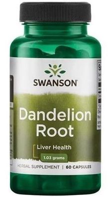 Swanson Löwenzahnwurzel Supplement - 515mg, 60 Kapseln, Gesundheit & Wohlbefinde