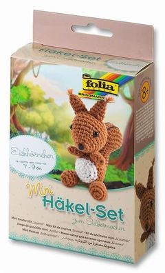 Bastelset Häkeln "Eichhörnchen" - 7 - 9 cm