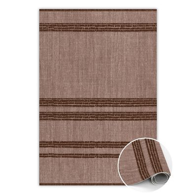 Pvc Teppich Zur Küche Tulup Braun Braun Mit Linien Bodenmatte