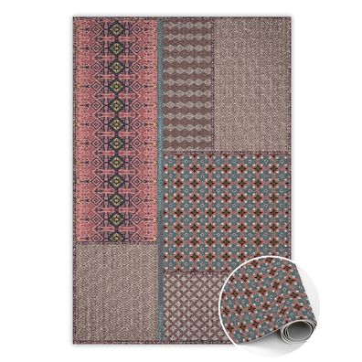 Vinyl Teppich Läufer Zum Schlafzimmer Tulup Braunaztekenmuster Bodenmatte