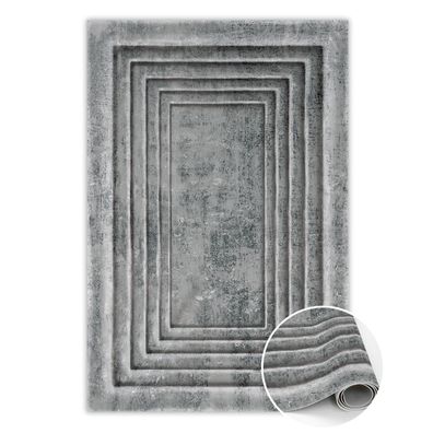 Teppich Auf Pvc Zur Küche Tulup Graubetonrahmen Bodenmatte