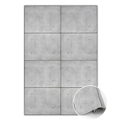 Vinyl Teppich Läufer Zur Küche Tulup Grau betonplatten Bodenmatte