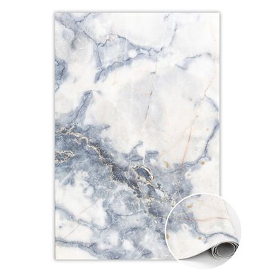 Teppich Pvc Zur Küche Tulup Weiß schöner Marmor Bodenmatte