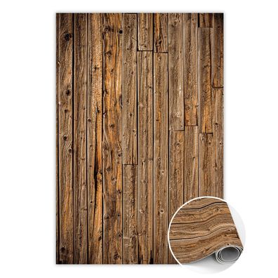 Teppich Pvc Zum Flur Tulup Beige gestreiftes Brett Bodenmatte