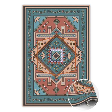 Pvc Teppich Zur Küche Tulup Mehrfarbigarabische Geometrie Bodenmatte