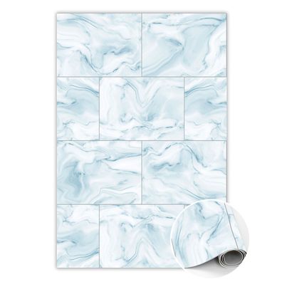 Teppich Auf Pvc Zum Schlafzimmer Tulup Blaumarmorfliesen Bodenmatte