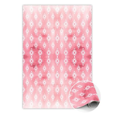 Vinyl Teppich Zum Flur Tulup Rosaindische Geometrie Bodenmatte