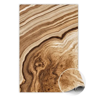 Vinyl Teppich Zum Flur Tulup Braunholzringe Bodenmatte