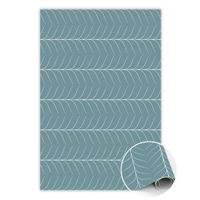 Vinyl Teppich Läufer Zum Flur Tulup Grauabstrakte Form Bodenmatte