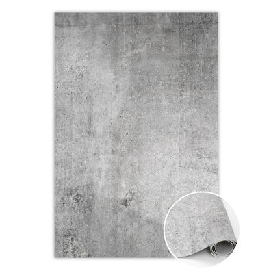 Pvc Teppich Zum Schlafzimmer Tulup Graugrauer Beton Bodenmatte