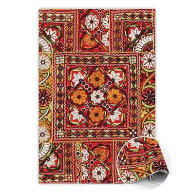 Teppich Pvc Zur Küche Tulup Rot Türkis ches Design Bodenmatte