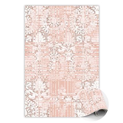 Teppich Auf Pvc Zum Flur Tulup Rosa alte Ornamente Bodenmatte